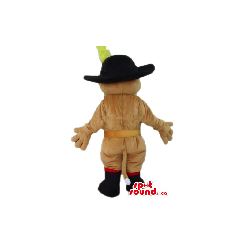 Puss in boots cartoon character Mascot fancy dress - SpotSound Mascots in  Canada / US / Latin America Sizes L (175-180CM)