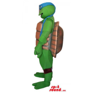 Mascote tartaruga ninja...