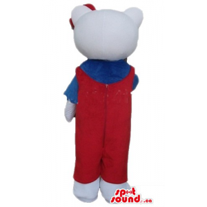 Hello Kitty in red suit...