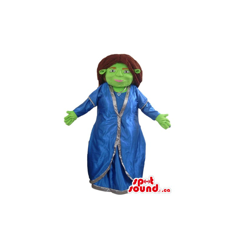 Princesa Fiona Shrek personaje de dibujos animados de la mascota del traje  - SpotSound Mascotas en Canadá / Estados Unidos masco Tamaño L (175-180 CM)