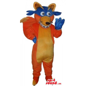 Mascote Red raposa Swiper...