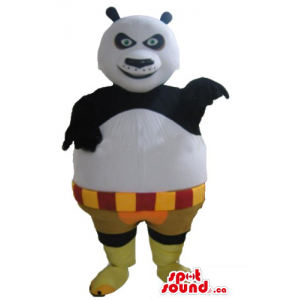 Kungfu Panda cartoon character Mascot costume fancy dress - SpotSound  Mascots in Canada / US / Latin America Sizes L (175-180CM)