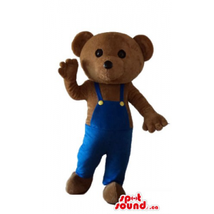 Brown Teddy Bear Mascot...