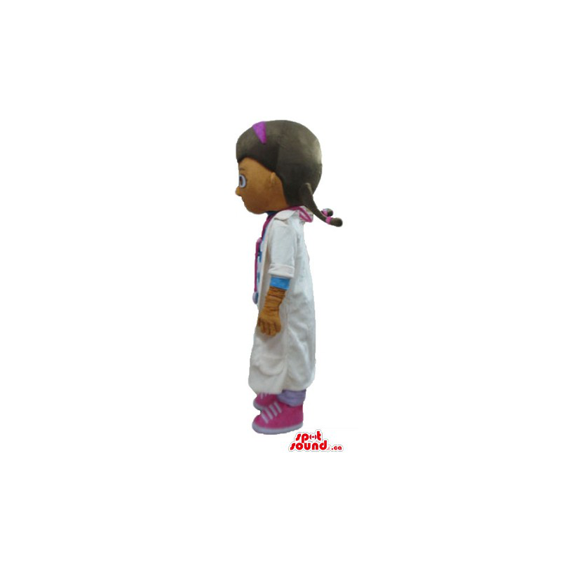 Dottie McStuffins young girl cartoon character Mascot costume - SpotSound  Mascots in Canada / US / Latin America Sizes L (175-180CM)