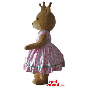 The Queen Teddy Bear Mascot...