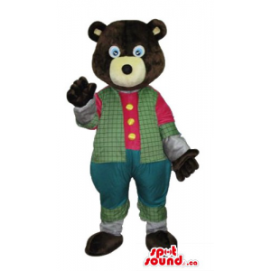 Nobleman Teddy Bear Mascot...