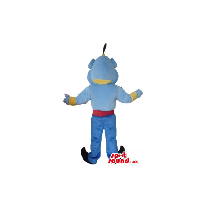 Deluxe blue Aladdin genie cartoon character Mascot costume - SpotSound  Mascots in Canada / US / Latin America Sizes L (175-180CM)