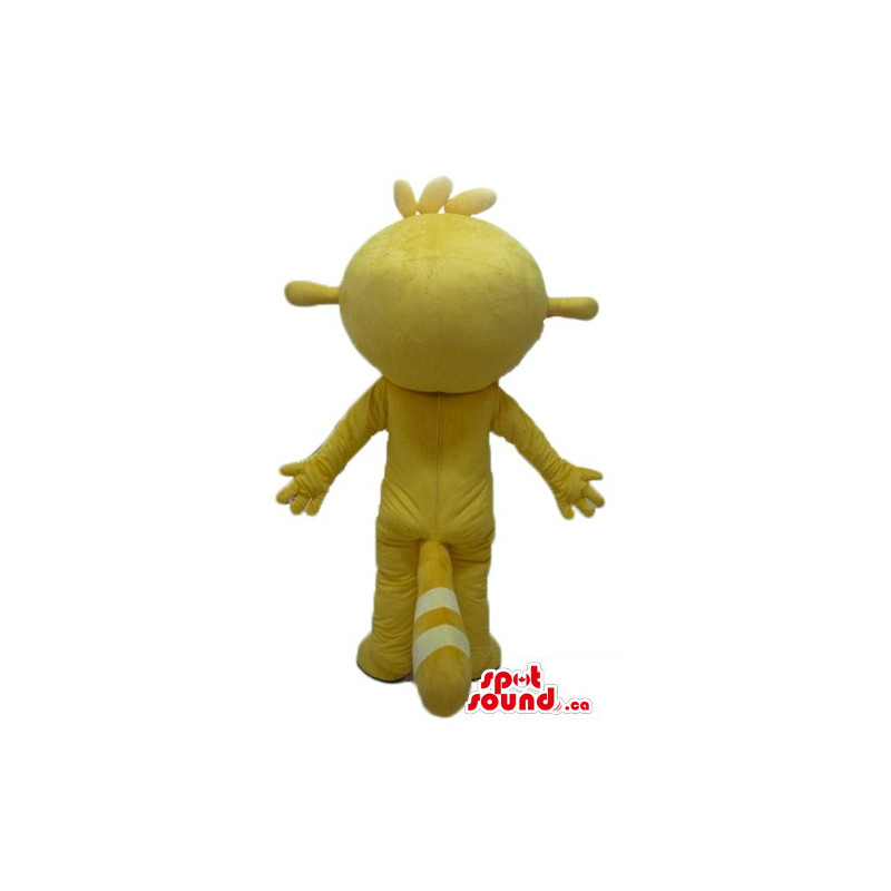 Cute yellow cartoon character Mascot costume fancy dress - SpotSound  Mascots in Canada / US / Latin America Sizes L (175-180CM)