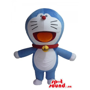 Doraemon caliente gato azul...