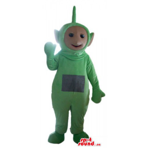 Green teletubby monster...