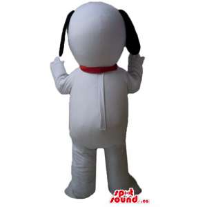 Snoopy white and black dog...