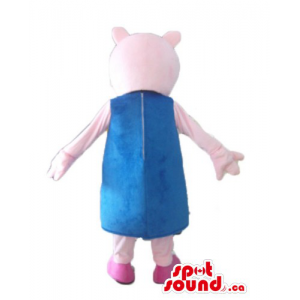 Peppa Pig no vestido dos desenhos animados da mascote do personagem traje  vermelho - SpotSound Mascotes no Canadá / mascote US / Cortar L (175-180CM)