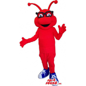 Customised Red Bug Mascot...