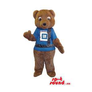 Brown Teddy Bear Mascot...