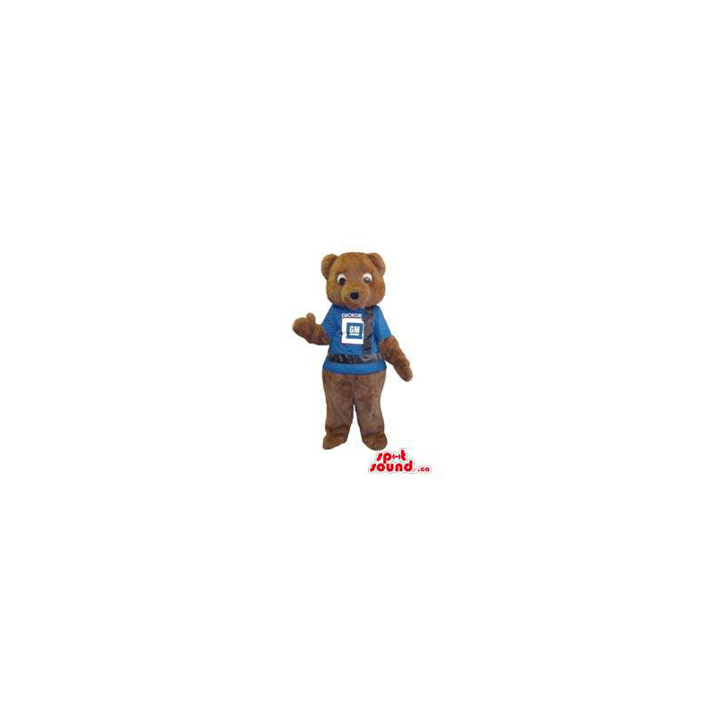 Brown Teddy Bear Mascot...