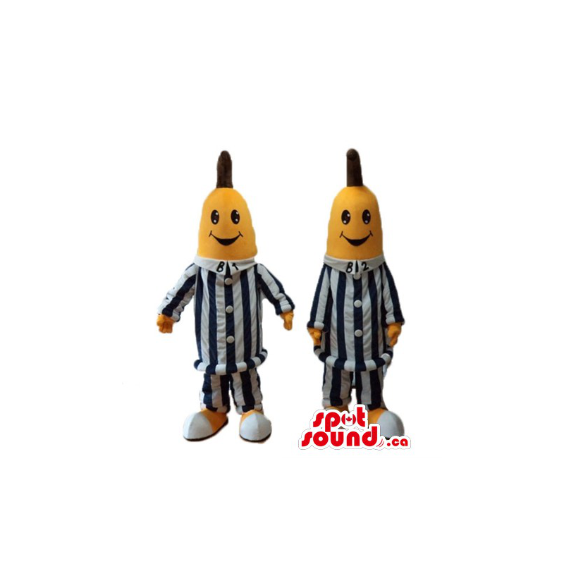 Plátanos en personaje de dibujos animados pijamas de disfraces traje de la  mascota - SpotSound Mascotas en Canadá / Estados Unid Tamaño L (175-180 CM)