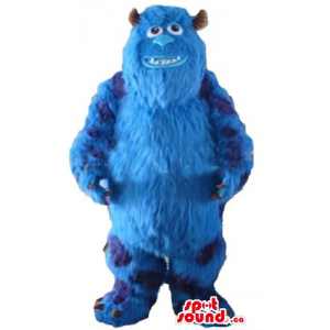 Mascote Blu monstro Sully...