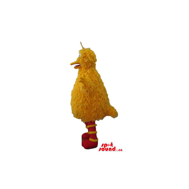 Sesame Street yellow bird cartoon character Mascot costume - SpotSound ...