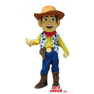Mascote cowboy Woody...