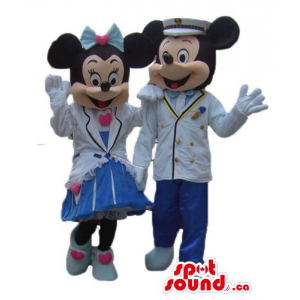 Miney and Mickey Mouse in...