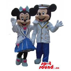 Miney y Mickey Mouse en...