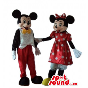 Miney e Mickey Mouse em...