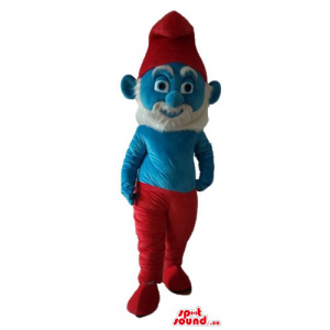 Old Smurf no chapéu e calça...