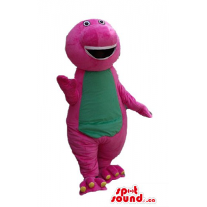 Barney pink cartoon...