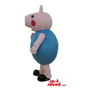 Peppa Pig George en azul de...