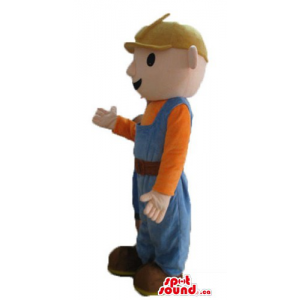 Bob the Builder cartoon character Mascot costume fancy dress