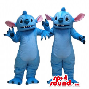 Pair of Stitch Mascot...