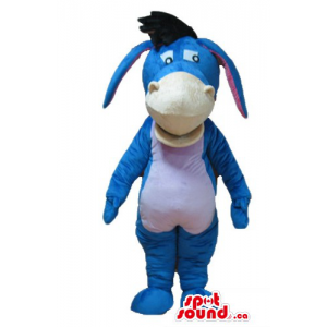 Mascote do burro azul...