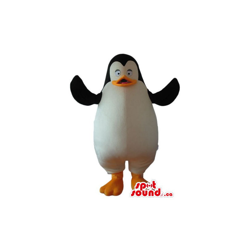 Penguin black and white cartoon character Mascot costume - SpotSound  Mascots in Canada / US / Latin America Sizes L (175-180CM)