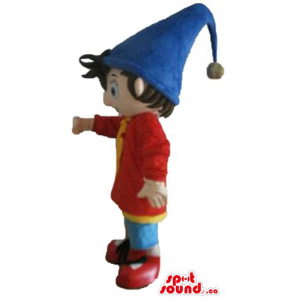 Noddy blue hat boy cartoon...