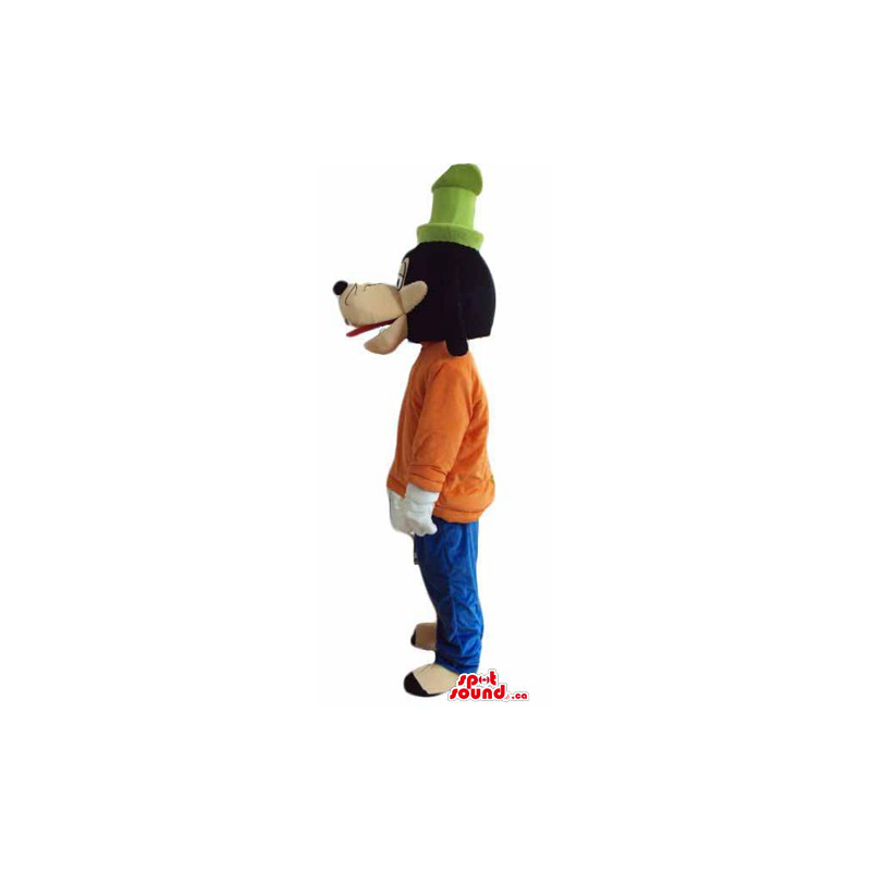 Goofy dog with long ears cartoon character Mascot costume - SpotSound  Mascots in Canada / US / Latin America Sizes L (175-180CM)