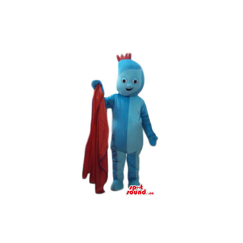 Iggle Piggle blue monster cartoon character Mascot costume - SpotSound  Mascots in Canada / US / Latin America Sizes L (175-180CM)