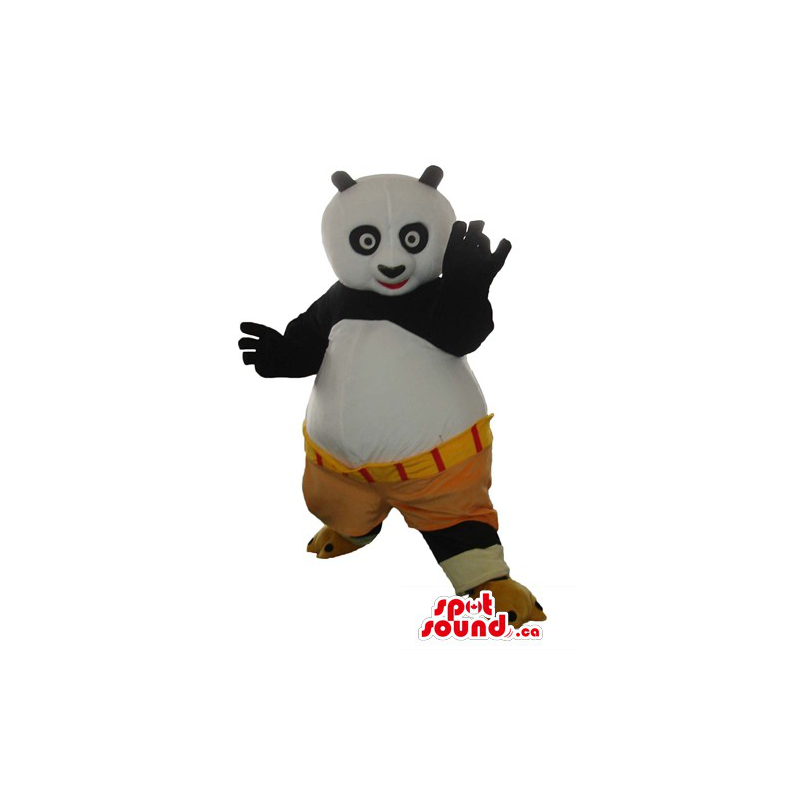 Kongfu Panda cartoon character Mascot costume fancy dress - SpotSound  Mascots in Canada / US / Latin America Sizes L (175-180CM)