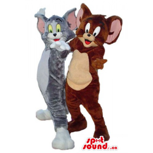 Happy Tom and Jerry Cartoon Mascot costume character fancy dress