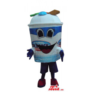 Trendy sweet drink Mascot...