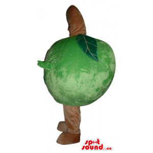 Green Apple Fruit Mascot...