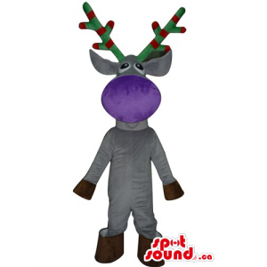 Grey Christmas Reindeer...
