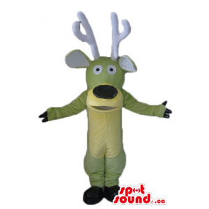 Green Christmas Reindeer...