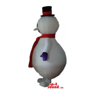 Boneco de neve engraçado no...