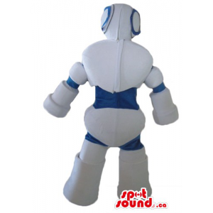 White and blue Robot...