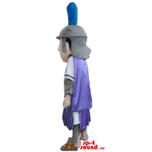 Cavaleiro em Mascot vestido...