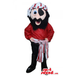 Bearded bandit in red...