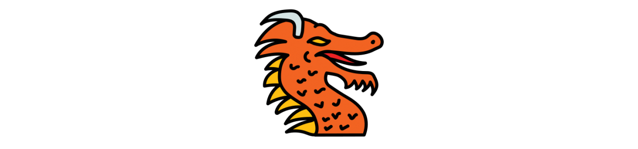 Mascotes - SPOTSOUND CANADA - Mascote dragão