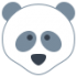 Mascot of pandas