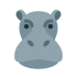 Hipopótamo mascote