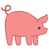 Porco mascote